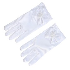  Fantastici guanti da bambina in raso per abiti da cerimonia speciali per