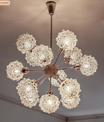 Lampadario ottone starburst - lampadario, in