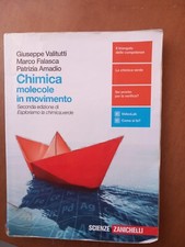 Libro scolastico "Chimica molecole in movimento" usato