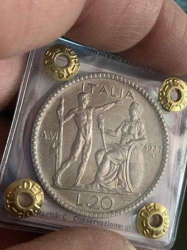 Lire littore 1927 qfdc - 20,