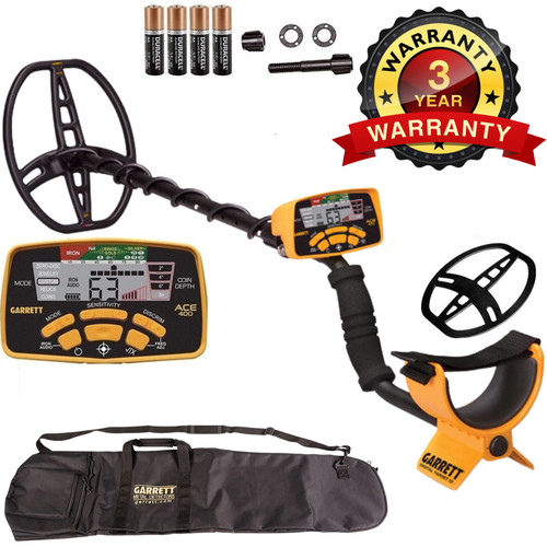 Garrett ace 400 metal detector - metal,
