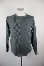 HARMONT & BLAINE MAGLIONE VINTAGE UOMO TG M WEATER MAN LANA GRIGIO