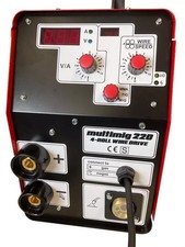 Inverter  saldatrice  MIG Multiprocesso  4 RULLI  220Amp 30% MADE IN ITALY
