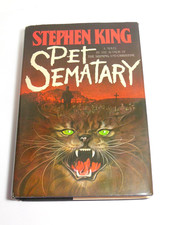 Pet Sematary by Stephen King VG 1983 Y4 Gutter Code HBDJ Cemetery Early Edition