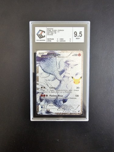 Carte pokémon reshiram - pokémon,