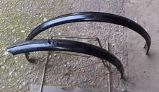 Coppia parafanghi per bici epoca, in ferro, ruote  26", larghezza gola mm 45