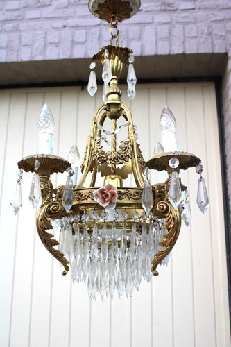 Lampadario pendente cristallo
