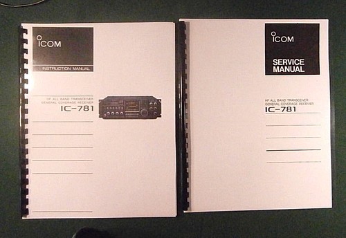Icom 781 manuali istruzioni - ic-781,