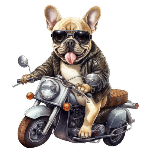 Adesivi auto bulldog francese - adesivi,