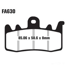 Pastiglia freno ebc fa630v - pastiglia,