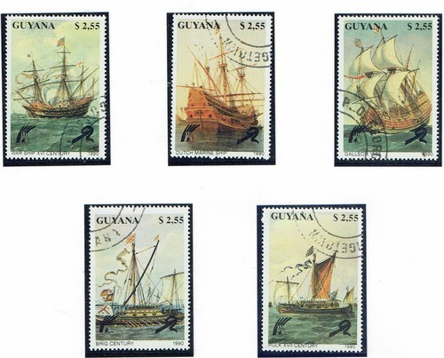 Guyana 1990 trasporti navi - guyana,