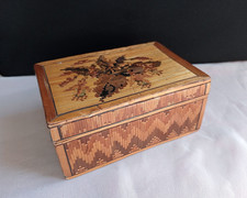 Scatola da lavoro in paglia