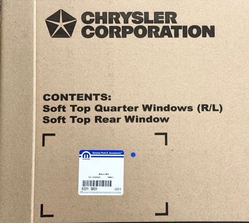 Tinted soft top - top, window