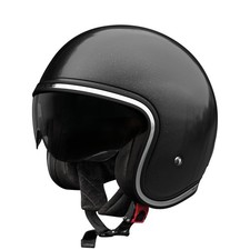CASCO JET MOTO CAFE RACER