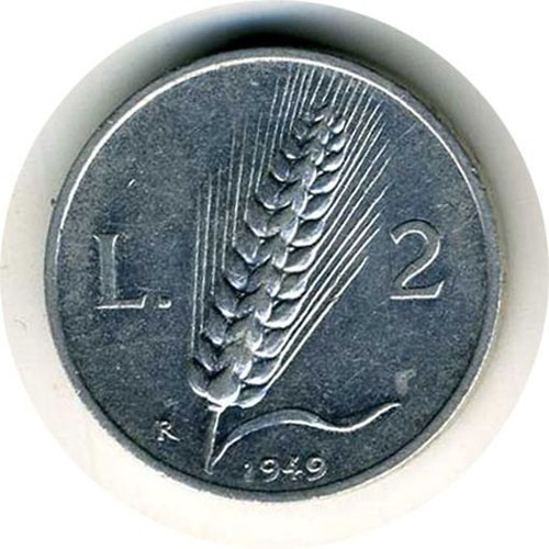 Repubblica italiana 2 lira - repubblica,