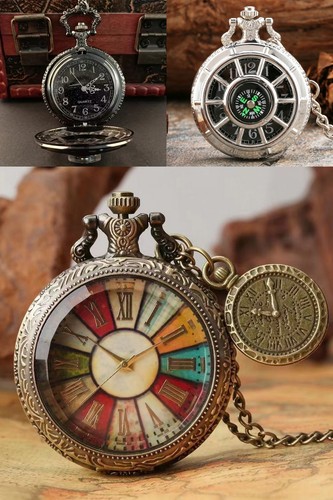 Collana orologio tasca - collana,