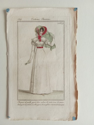 Incisione moda 1819 - incisione,