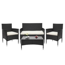 Set di sedute in polyrattan