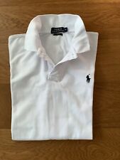 Polo Ralph Lauren Slim Fit Bianca Manica Lunga XL