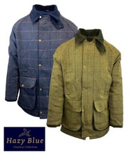 Giacca uomo Derby tweed blu