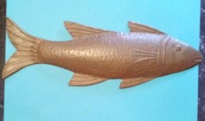 Antico stampo in rame figurato