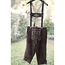 PANTALONI tg. 46/48 PELLE LEDERHOSEN STILE TIROLESE