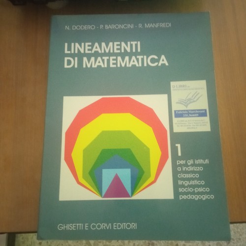 Lineamenti matematica 1 - lineamenti,