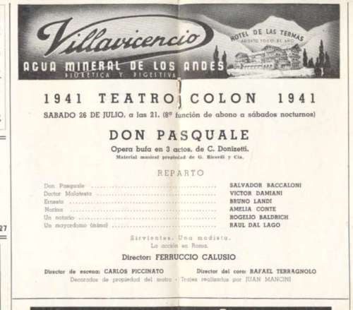Programma colon teatro - teatro, opera