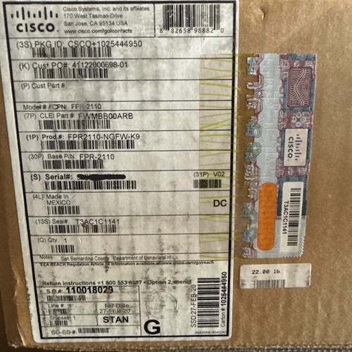 Cisco fpr2110 ngfw firewall - cisco,