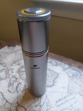 Cohiba Humidor da Viaggio 3-4 Sigari Igrometro e Umidificatore Acciaio Inox 