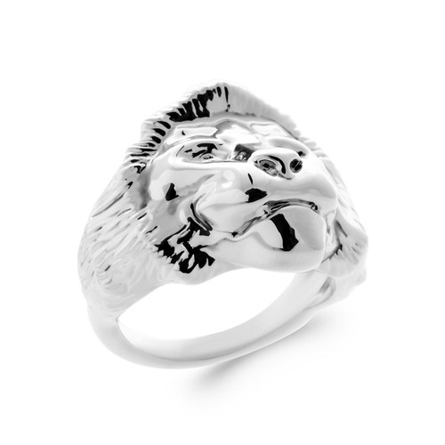 Anello uomo simbolo leone - simbolo,