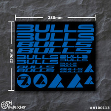 Bulls Sticker Azzurro | Set