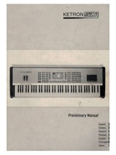 Manuale Preliminari in multilungua Ketron SD1