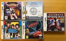✅ LOTTO NINTENDO DS ULTIMATE SPIDERMAN CARS2 SPECTROBES JONAS BRAIN TRAINING  ✅