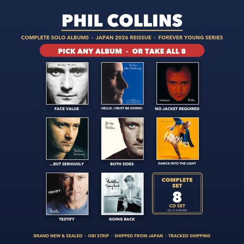 Phil collins solo albums - collins, japan