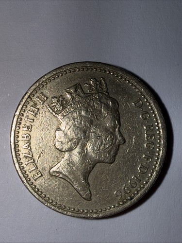 Rare 1996 british one pound - rare,