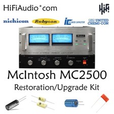 McIntosh MC2500 amplificatore ricostruzione restauro recap upgrade kit filtro condensatore