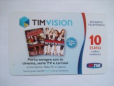 SCHEDA TELEFONICA ricarica Tim vision DESPERADE housewives phone card 10 EURO 