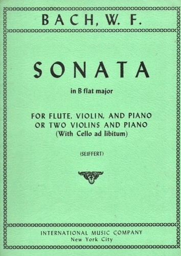 Bach sonata in sib - -,