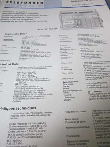Telefunken bajazzo 950 - bajazzo,
