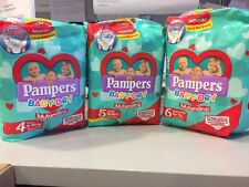 new 4 PAMPERS pannolini