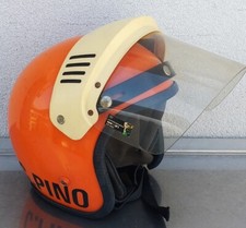 Casco vintage AGV anni '70 pilota da auto da competizione originale