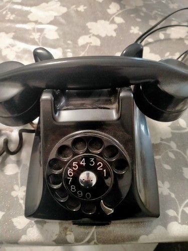 Telefono vintage sip - vintage, nero