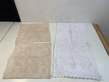 Set 4 Fodere Cuscino Uncinetto