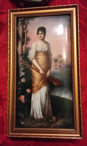 Targa porcellana una - in,
