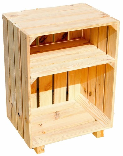 Comodino naturale con - 1,