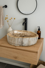 Lavabo in Legno Fossilizzato