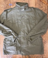 Alpha Industries M-65 Giacca Jacket Cold Weather Verde Made Usa Tg XXL Vintage