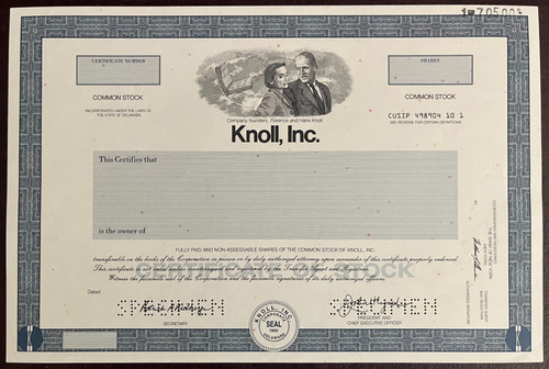 Knoll inc esemplare - inc.,