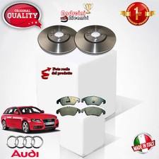 KIT DISCHI E PASTIGLIE FRENO ANTERIORI xAUDI A4 2.0 TDI 143CV DAL 2008 ->